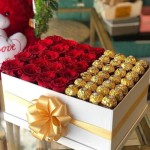 Red Roses &amp; Ferrero Rocher Gift Box