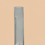 Tall Clear Glass Cylinder Vase
