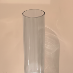 Medium Clear Glass Cylinder Vase