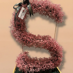 Pink Baby’s Breath Letter S