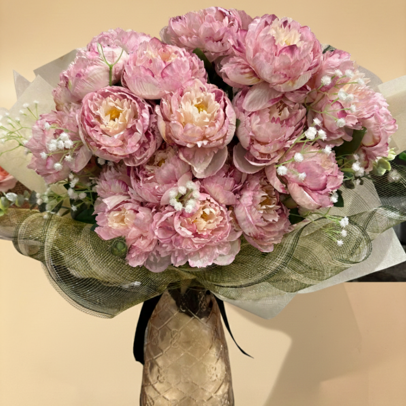 Luxe Pink Peony Bouquet