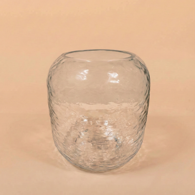 Textured Glass Vase