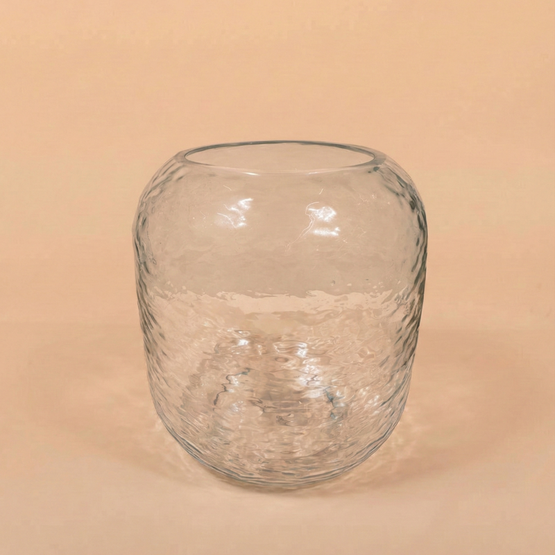 Textured Glass Vase