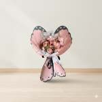Butterfly Wing Pink Rose Bouquet