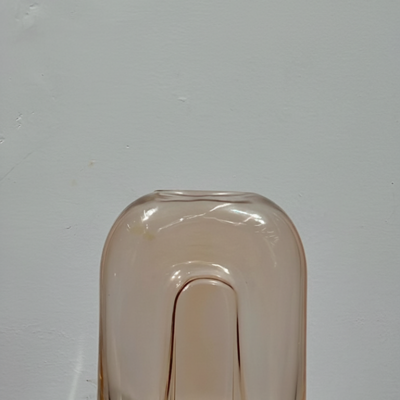 Amber Arch Glass Vase