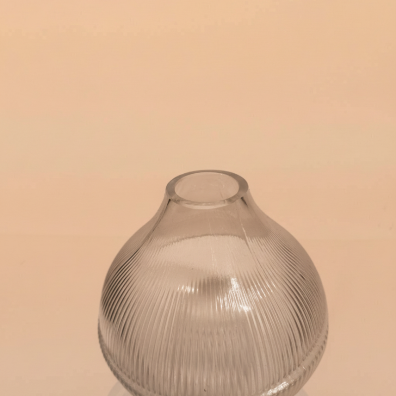 Ribbed Glass Lamp Shade
